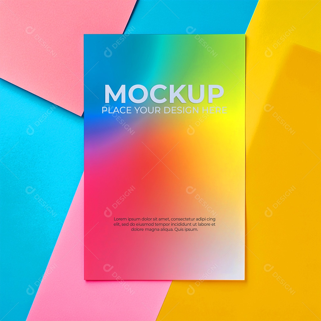 Mockup de Convite PSD Editável