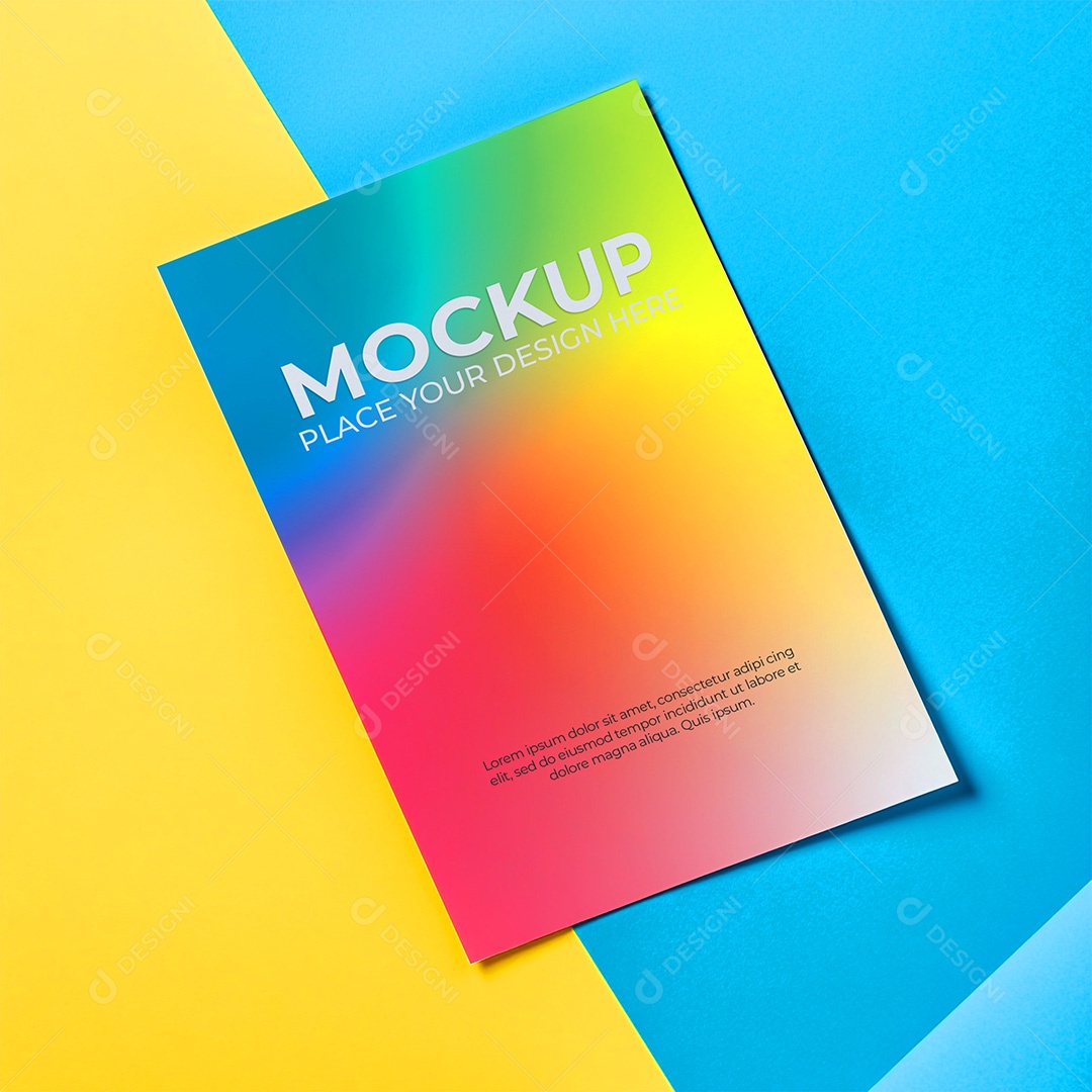 Mockup de Convite PSD Editável