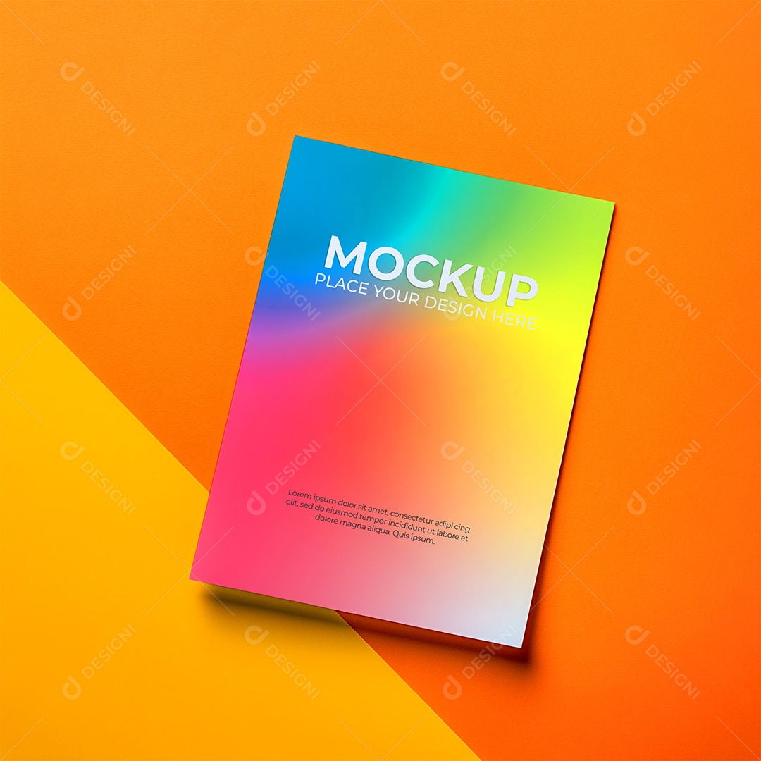 Mockup de Convite PSD Editável