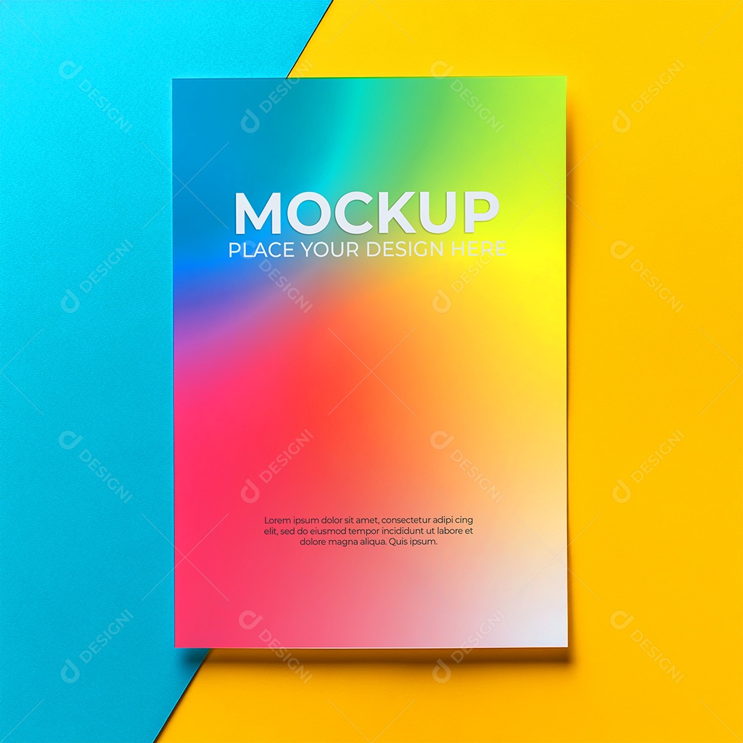 Mockup de Convite PSD Editável