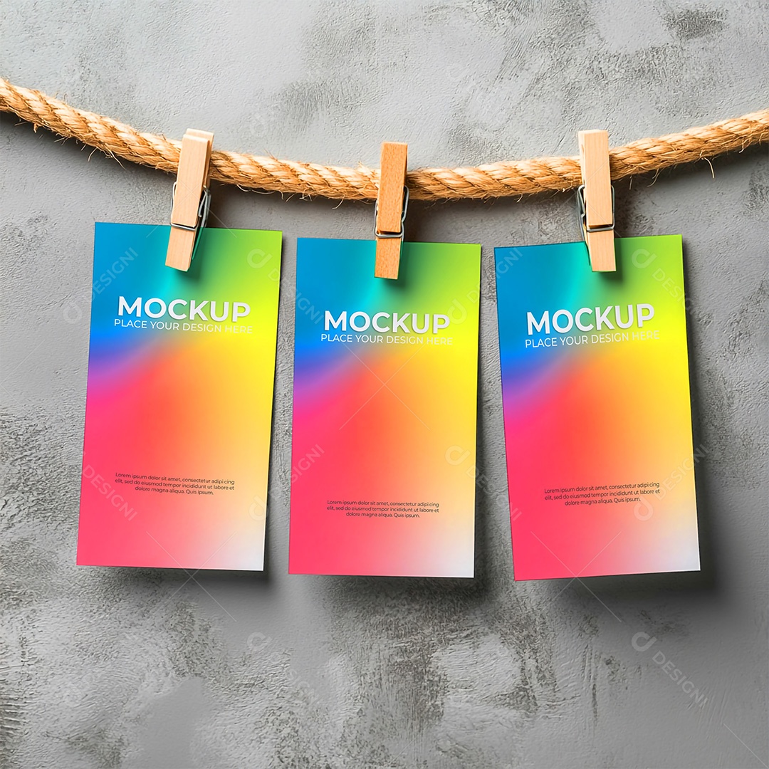 Mockup de Convite PSD Editável