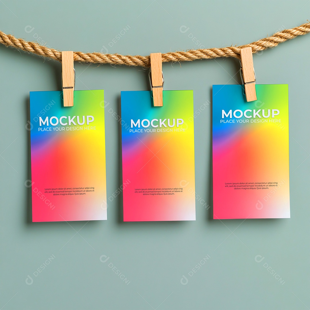 Mockup de Convite PSD Editável