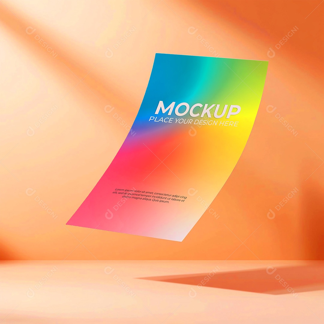 Mockup de Convite PSD Editável