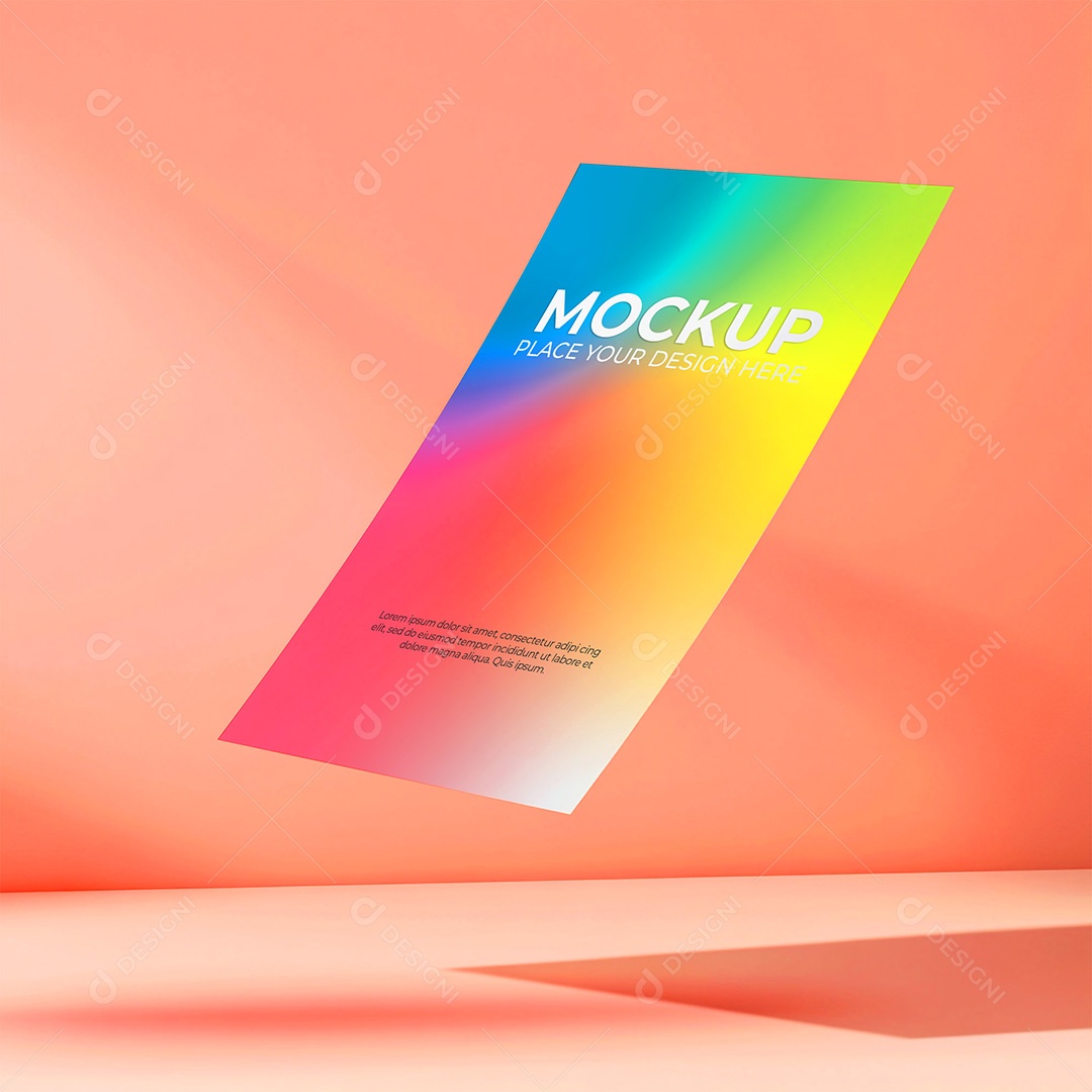 Mockup de Convite PSD Editável