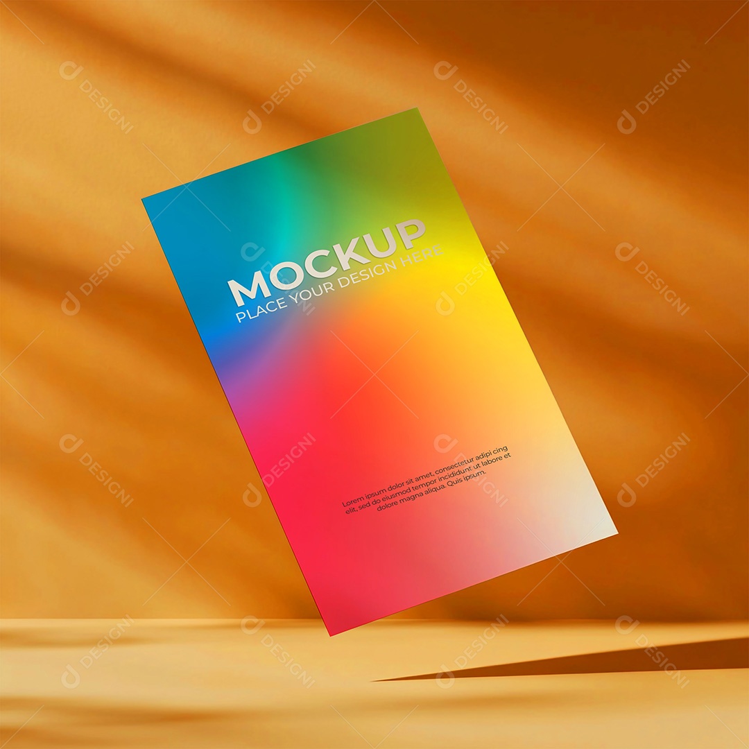 Mockup de Convite PSD Editável