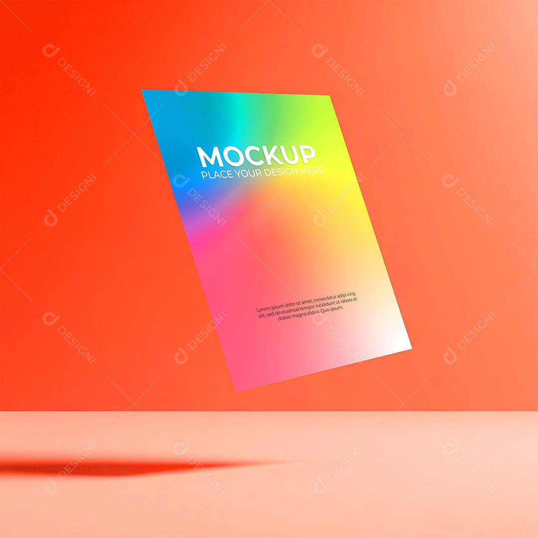 Mockup de Convite PSD Editável