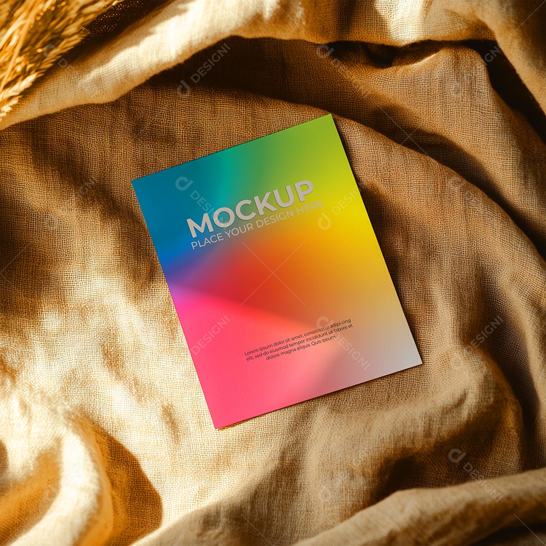 Mockup de Convite PSD Editável