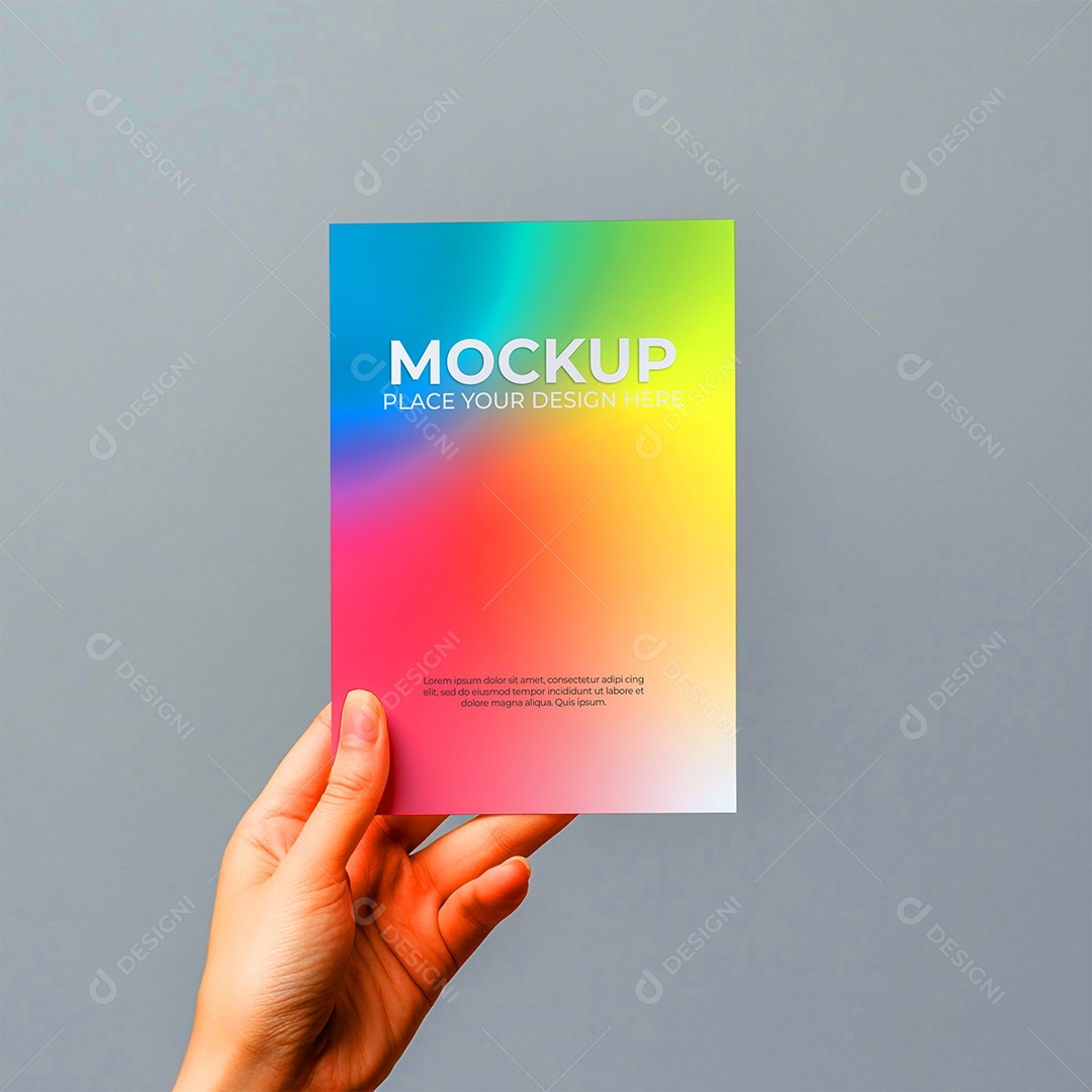 Mockup de Convite PSD Editável