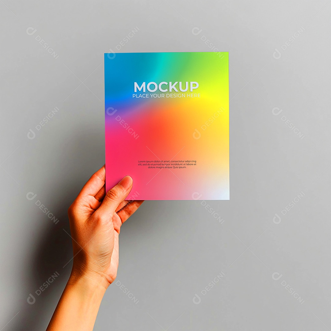 Mockup de Convite PSD Editável