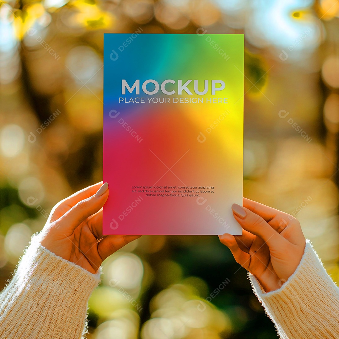 Mockup de Convite PSD Editável