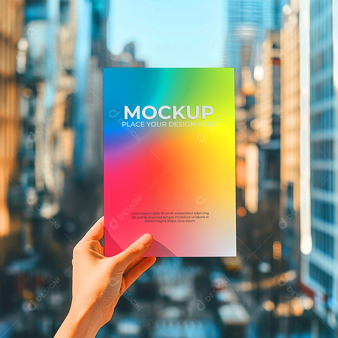 Mockup de Convite PSD Editável