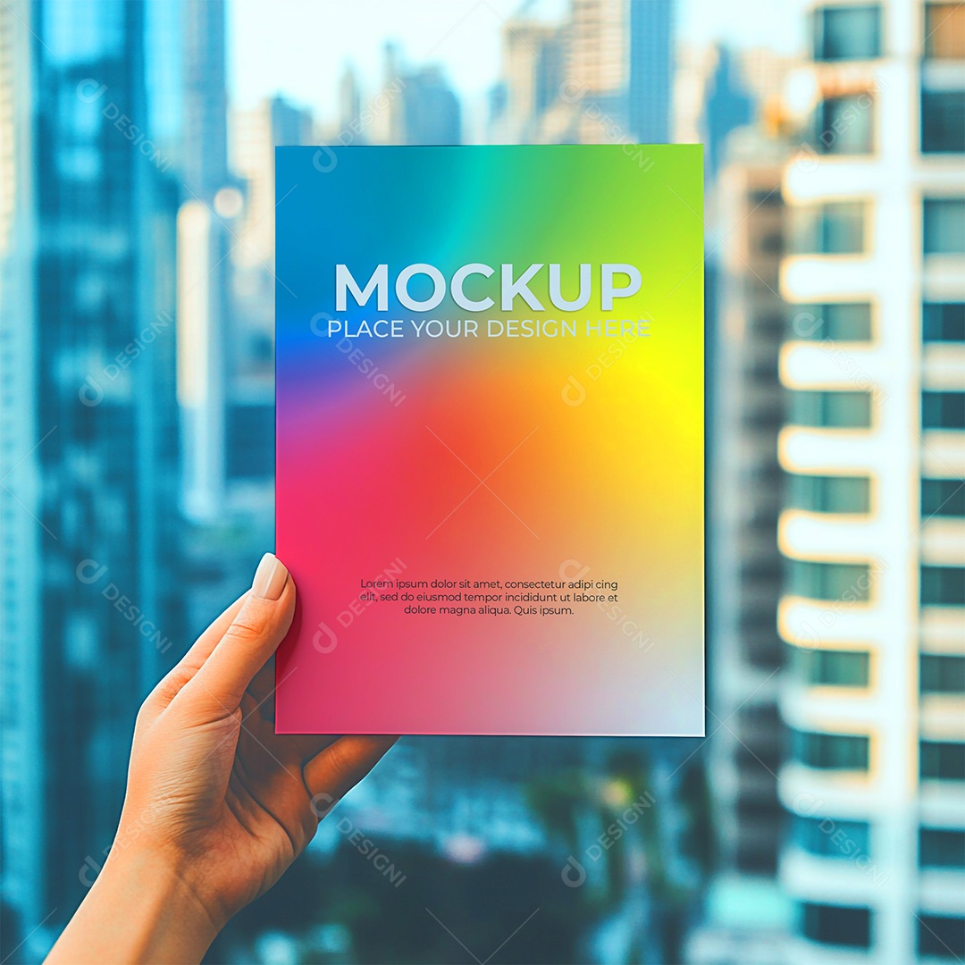 Mockup de Convite PSD Editável