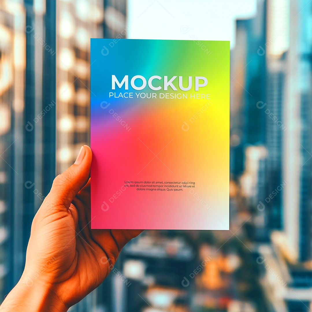 Mockup de Convite PSD Editável