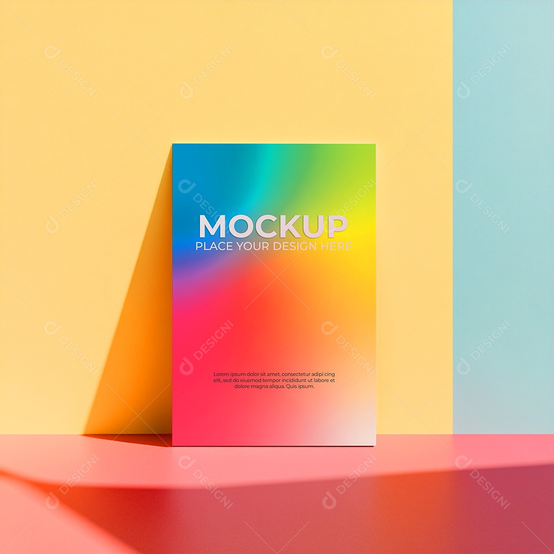 Mockup de Convite PSD Editável