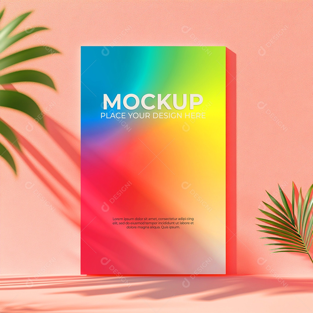 Mockup de Convite PSD Editável