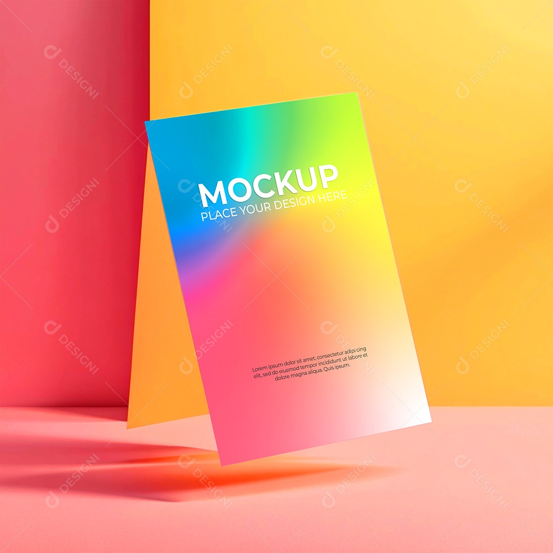 Mockup de Convite PSD Editável