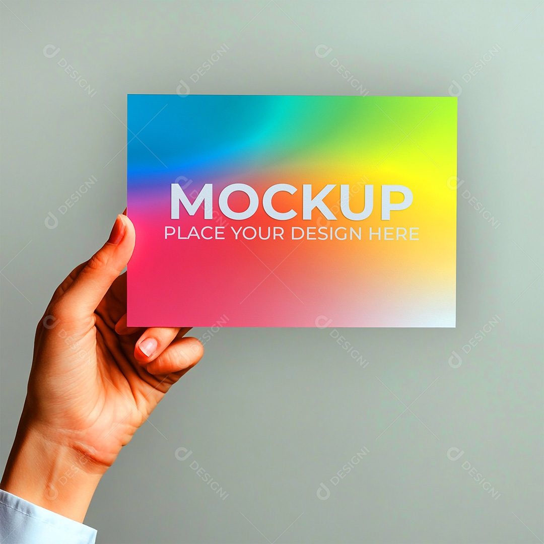 Mockup de Convite PSD Editável