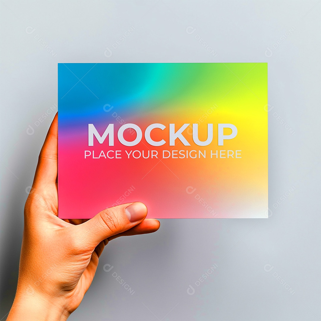 Mockup de Convite PSD Editável