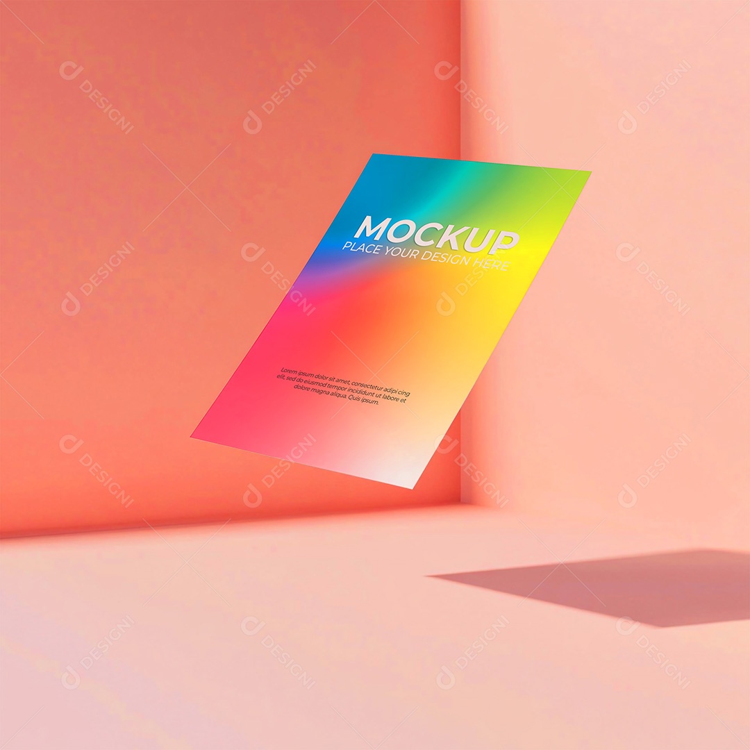 Mockup de Convite PSD Editável