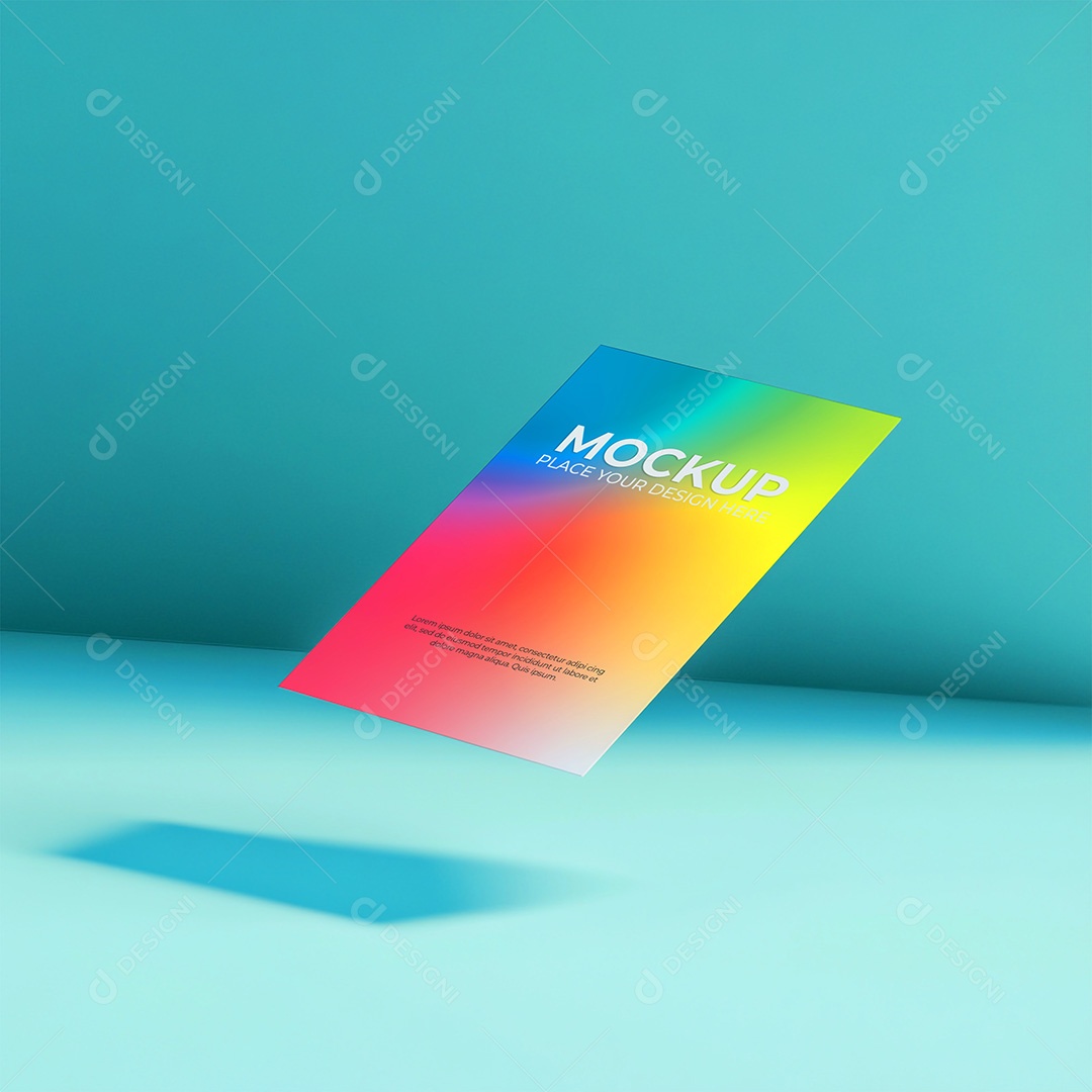 Mockup de Convite PSD Editável