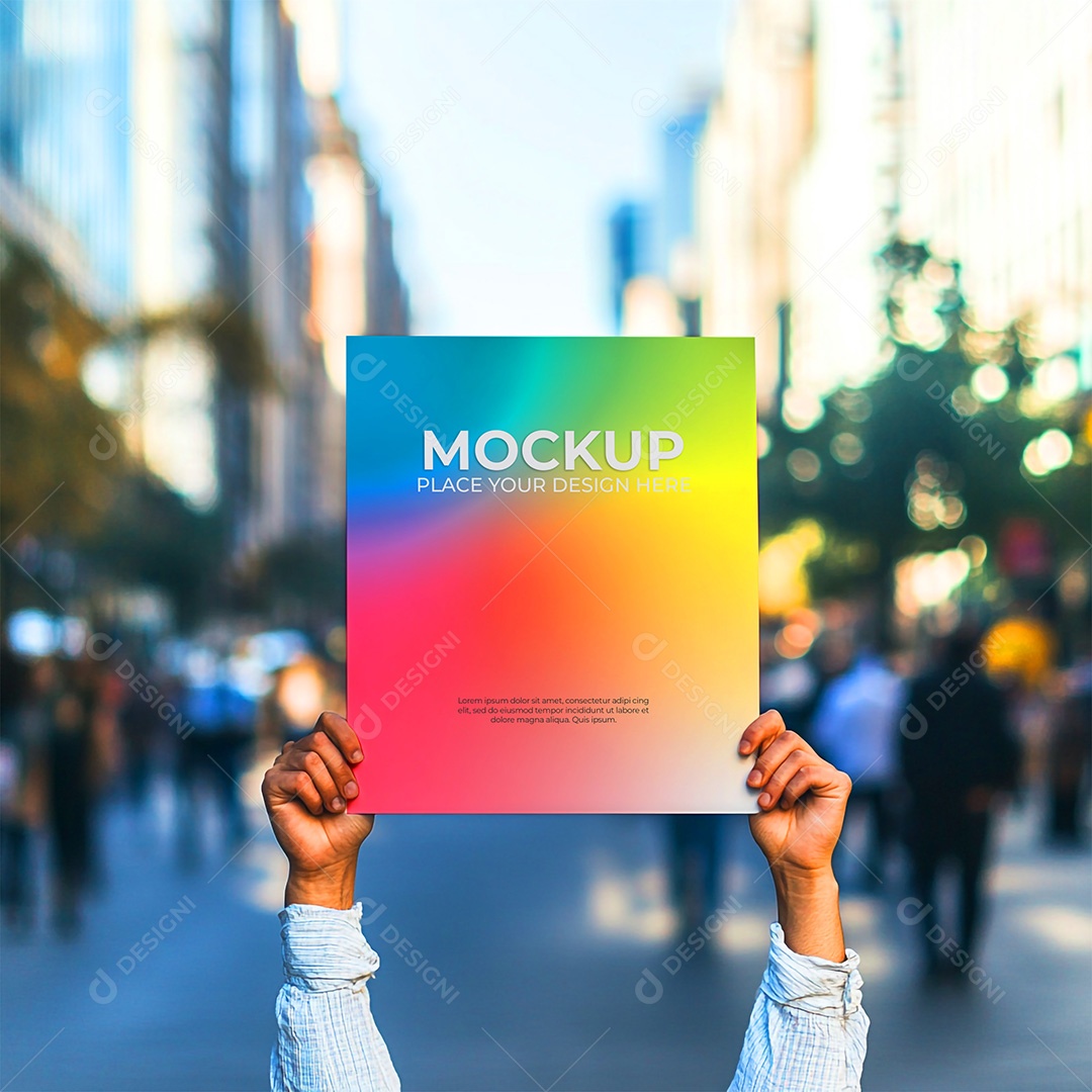 Mockup de Convite PSD Editável