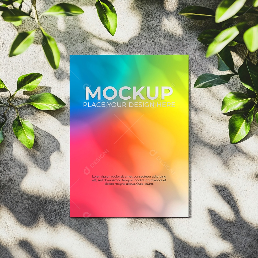 Mockup de Convite PSD Editável