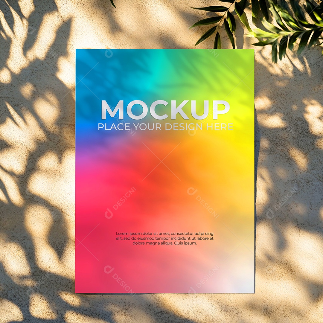 Mockup de Convite PSD Editável