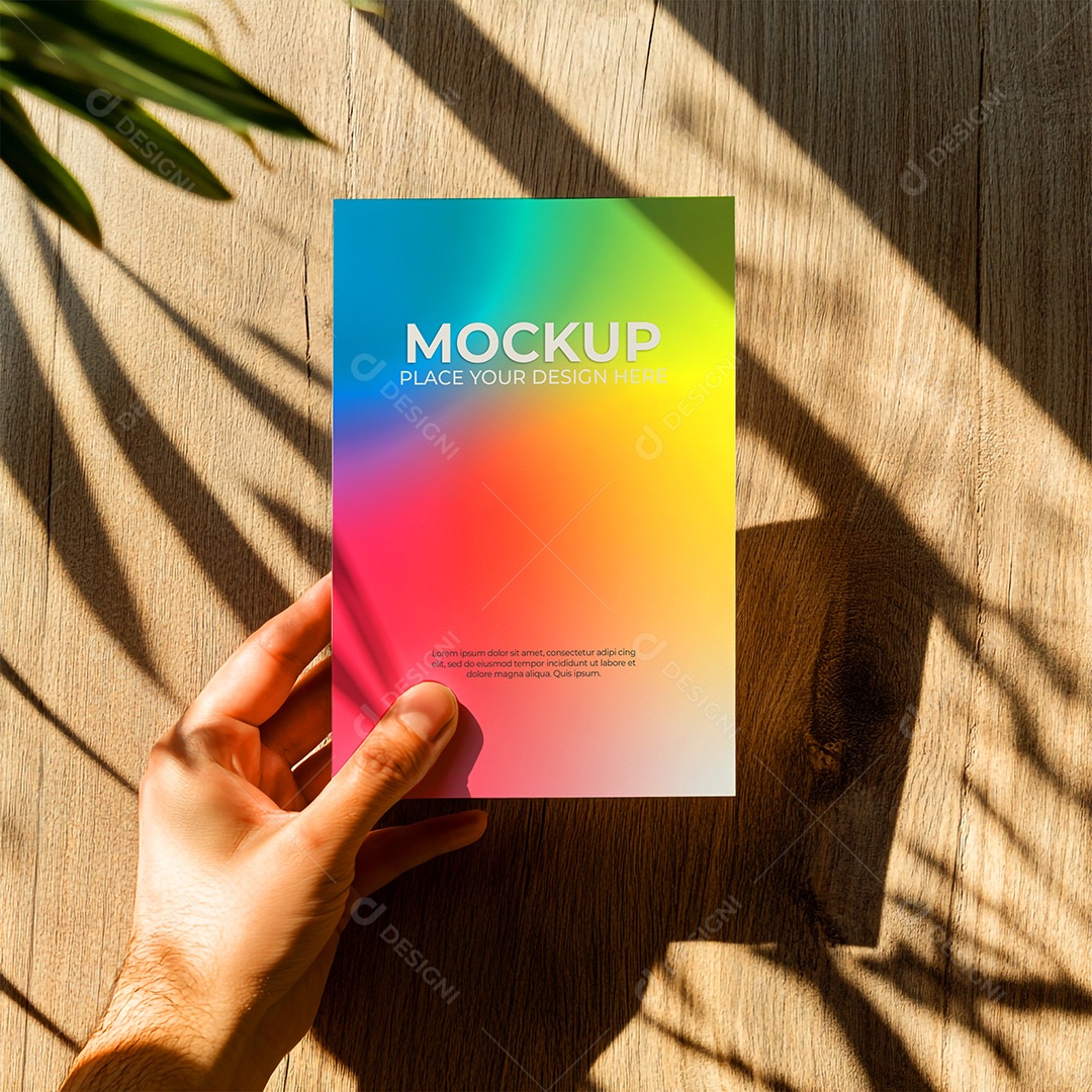 Mockup de Convite PSD Editável