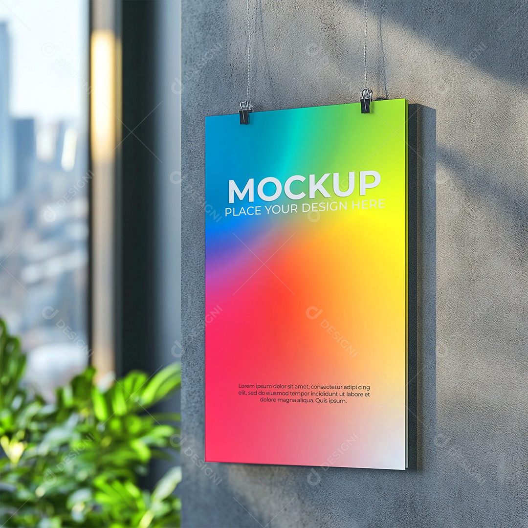 Mockup de Convite PSD Editável