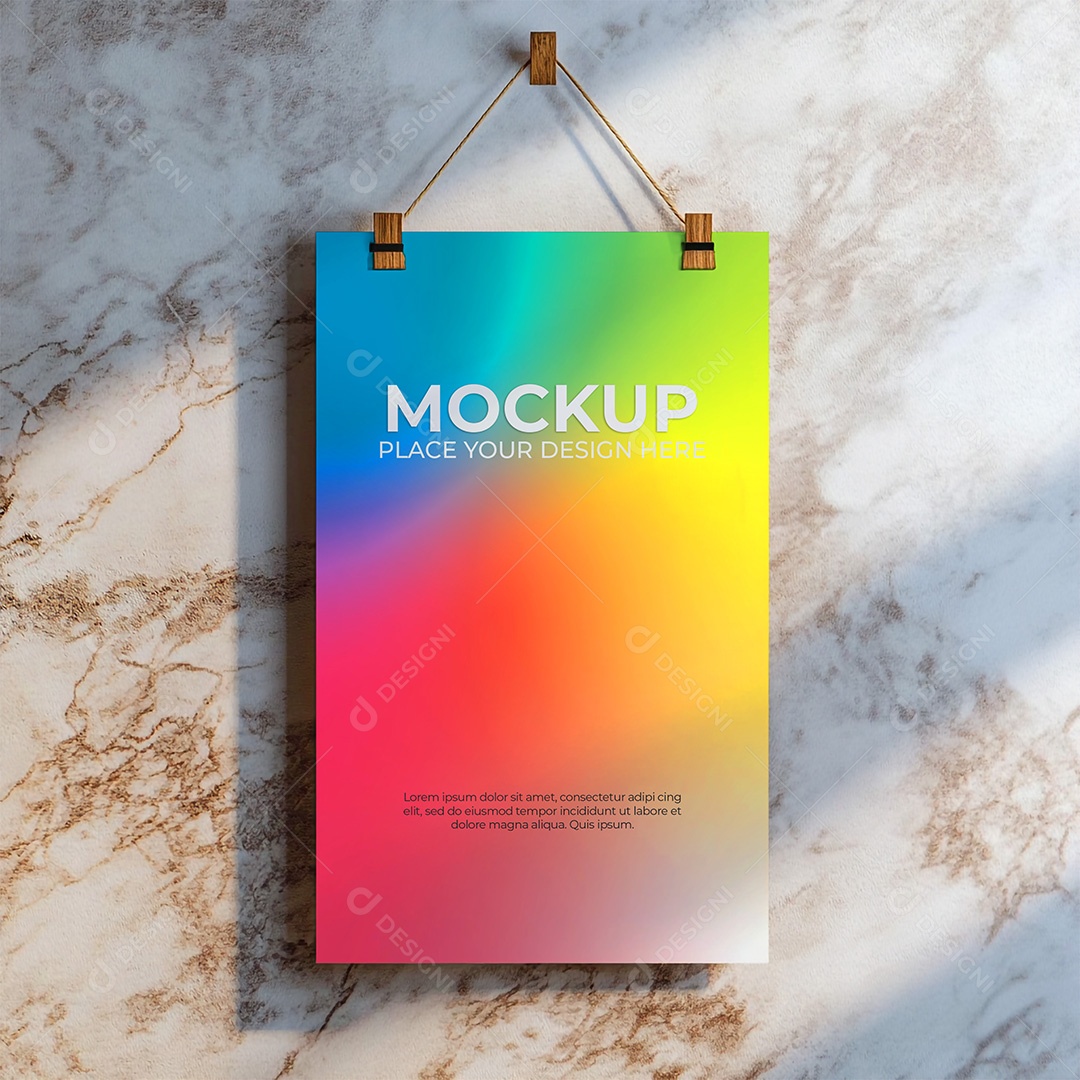 Mockup de Convite PSD Editável