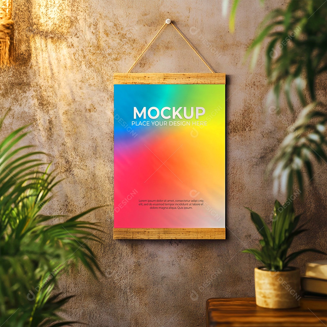 Mockup de Convite PSD Editável