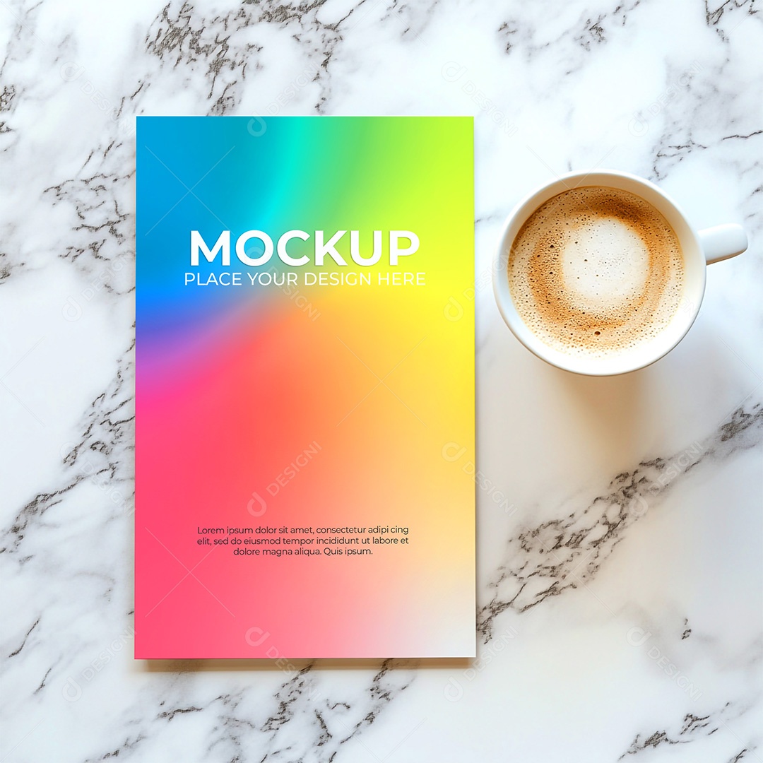 Mockup de Convite PSD Editável