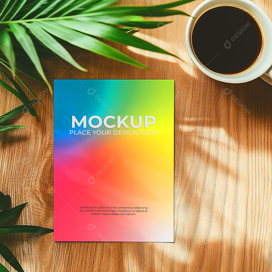 Mockup de Convite PSD Editável