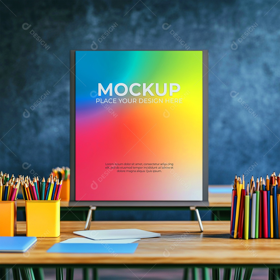 Mockup de Convite PSD Editável