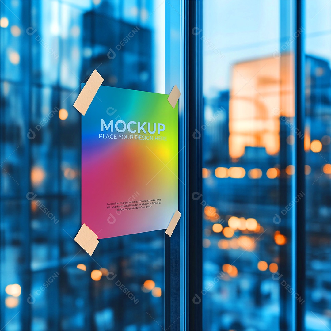 Mockup de Convite PSD Editável