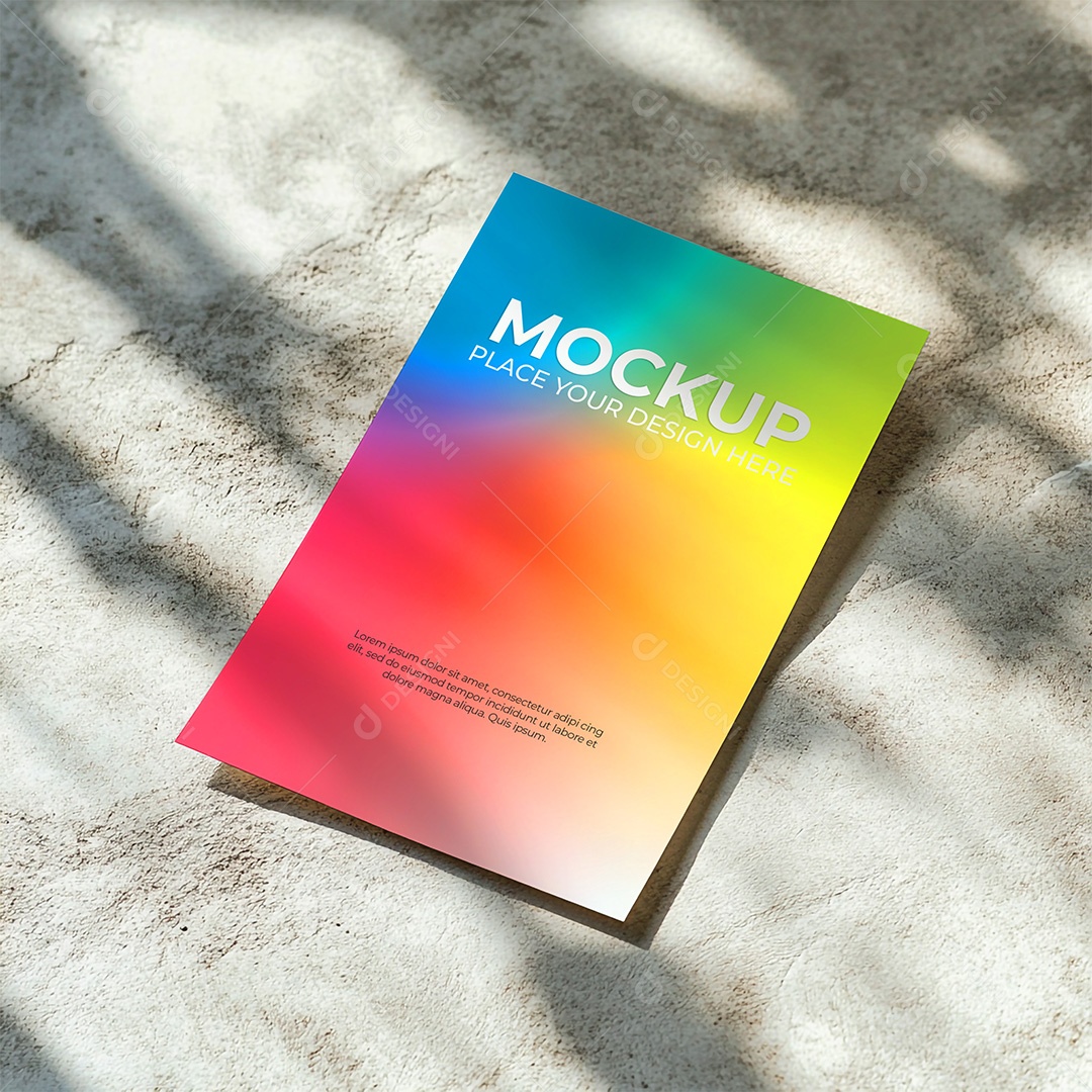 Mockup de Convite PSD Editável