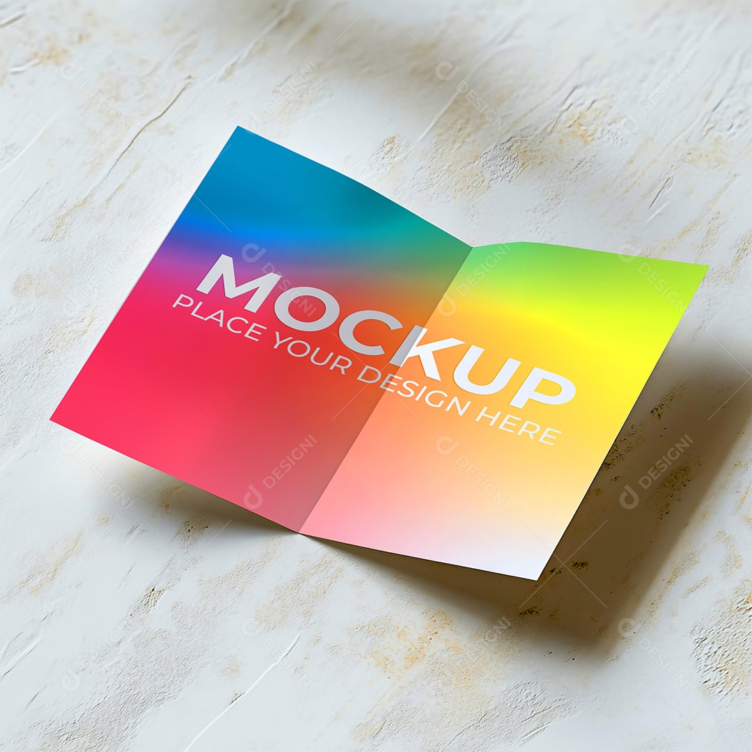 Mockup de Convite PSD Editável