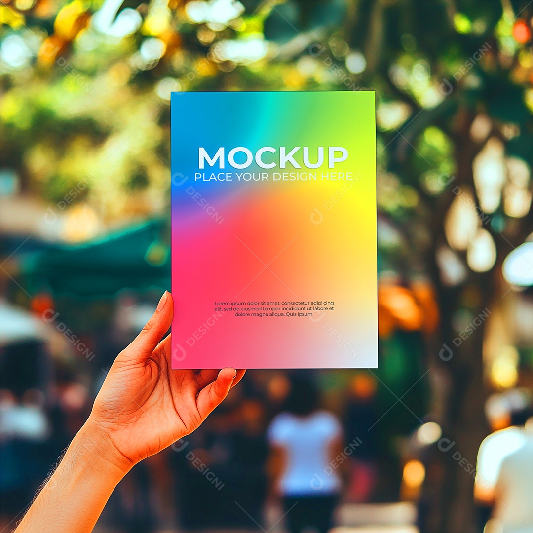 Mockup de Convite PSD Editável