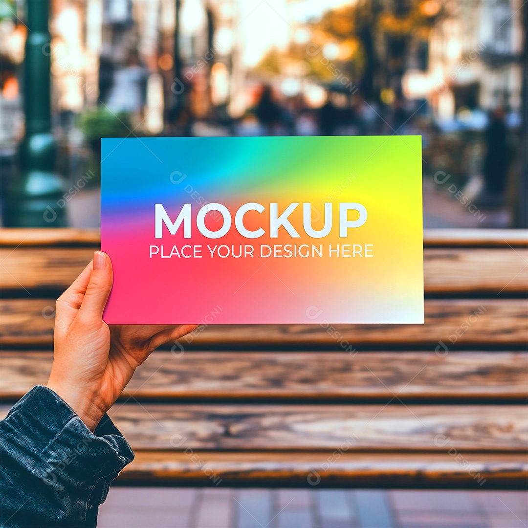 Mockup de Convite PSD Editável