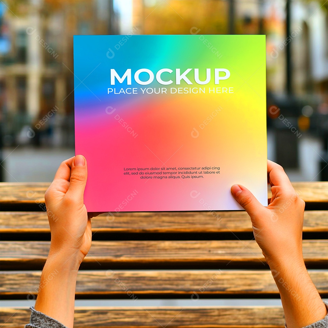 Mockup de Convite PSD Editável