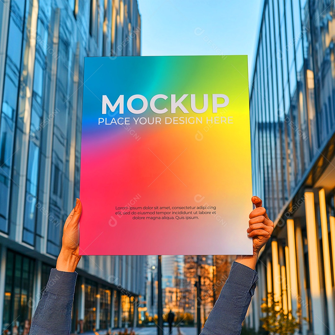 Mockup de Convite PSD Editável