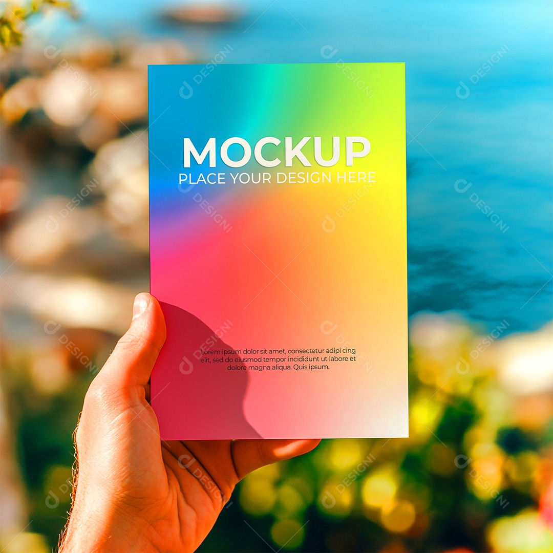 Mockup de Convite PSD Editável