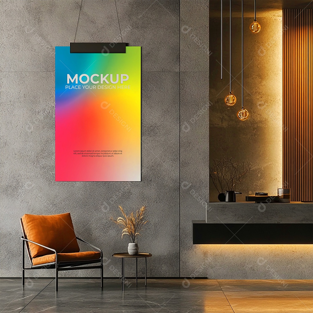 Mockup de Convite PSD Editável