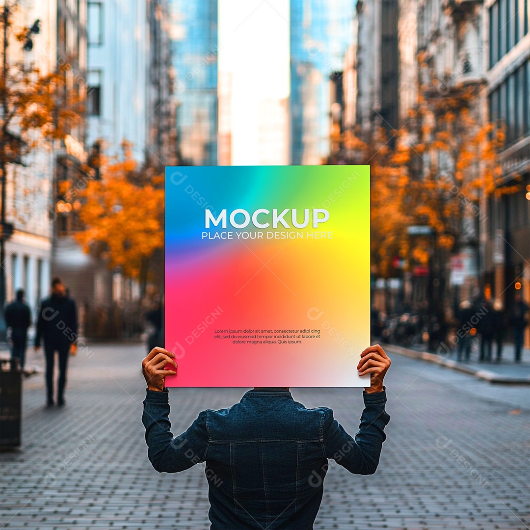 Mockup de Convite PSD Editável