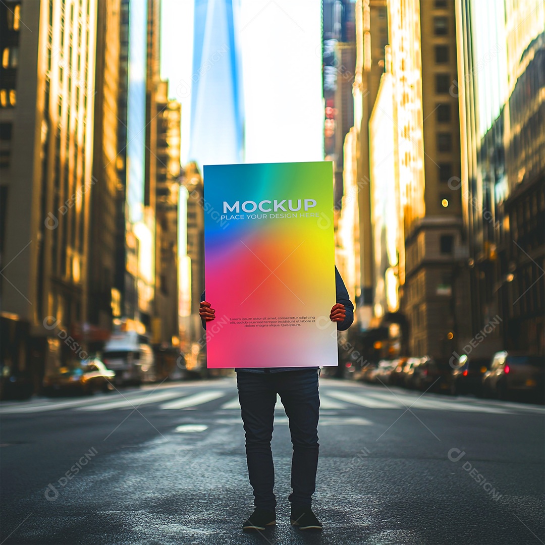 Mockup de Convite PSD Editável