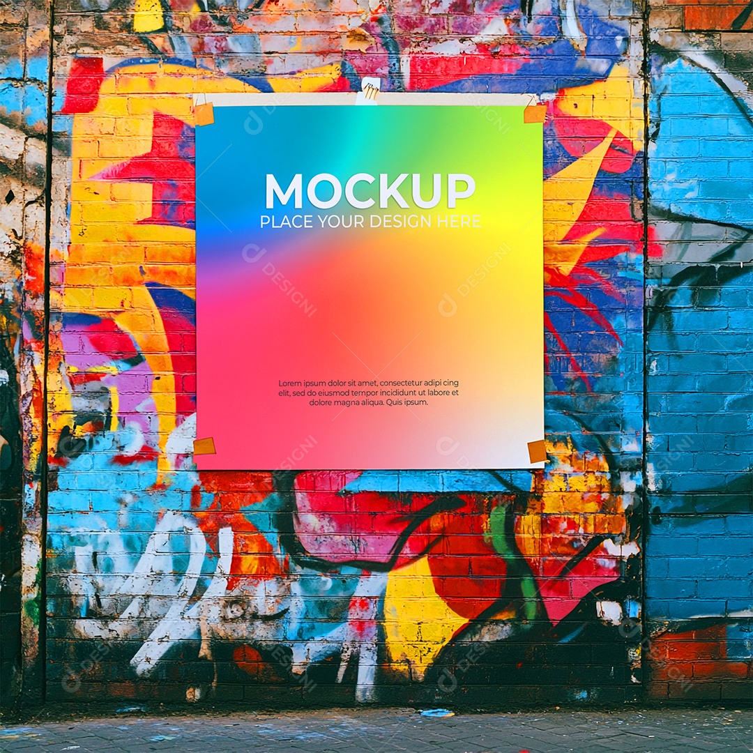 Mockup de Convite PSD Editável