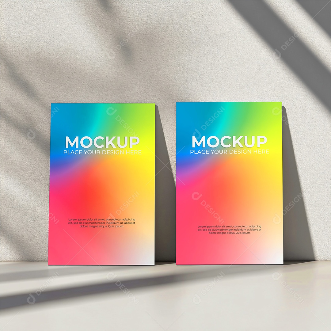 Mockup de Convite PSD Editável