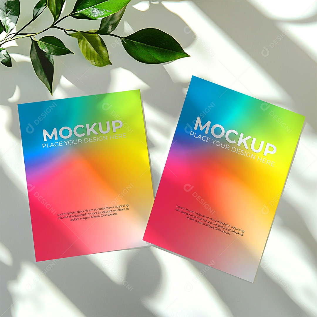 Mockup de Convite PSD Editável