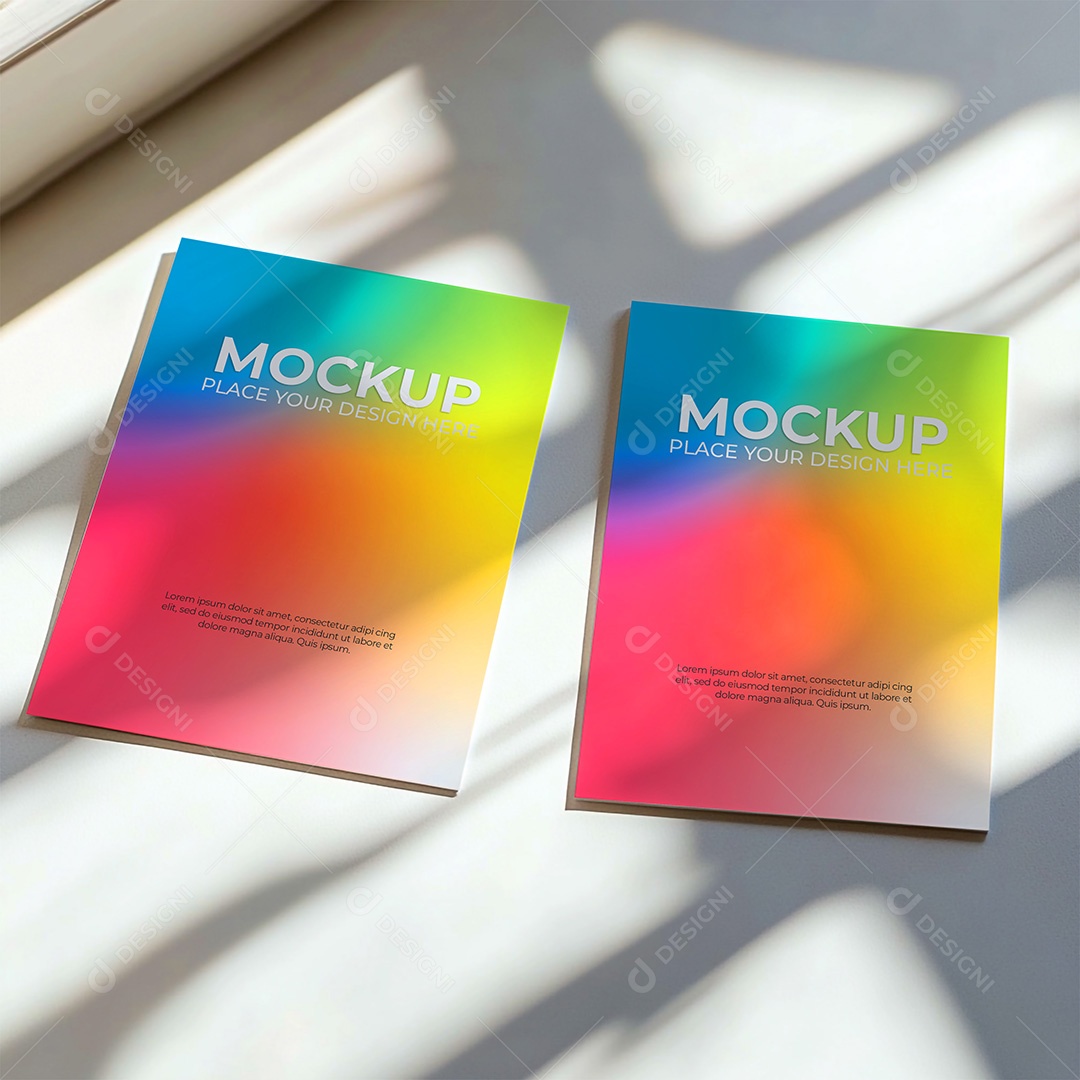 Mockup de Convite PSD Editável