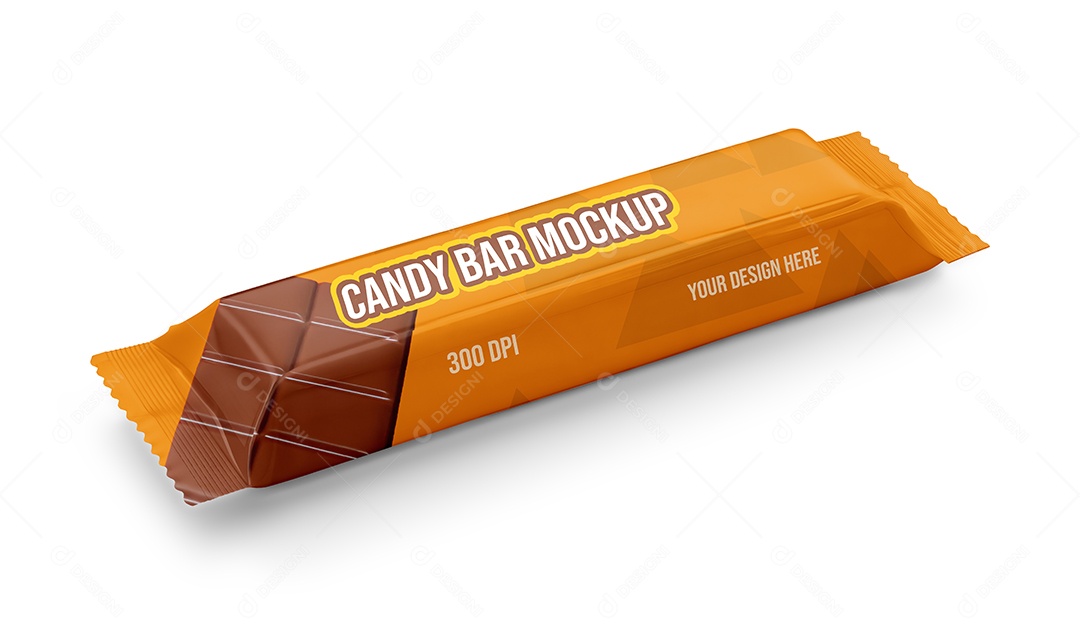 Barrinha de Doce PSD Editável Mockup